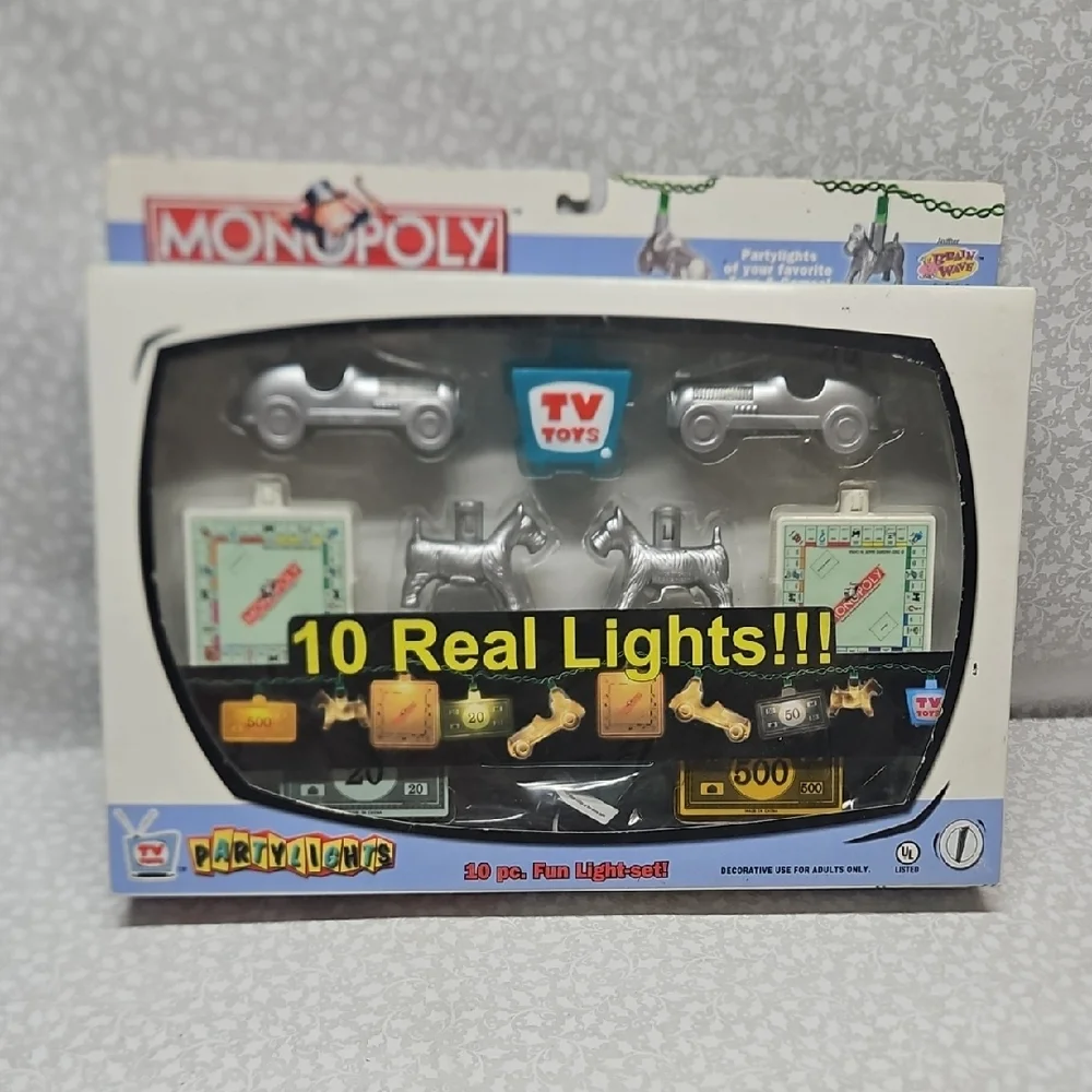 10 Piece Monopoly String Party Lights